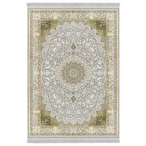 فرش پارچه‌ای دفه مدل فرشینه هازان مخمل طرح فانتزی کد 3016