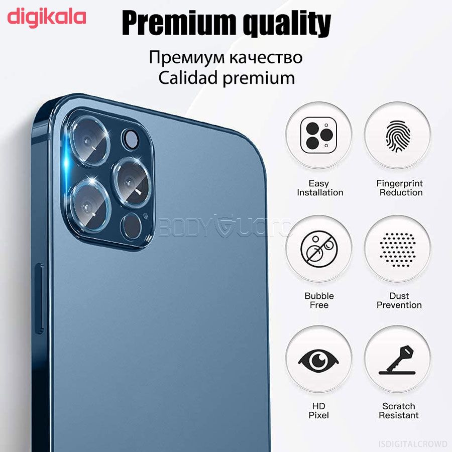 محافظ لنز دوربین بادیگارد مدل CIP مناسب برای گوشی موبایل اپل iPhone 13 Pro Max main 1 5