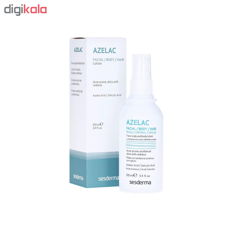 لوسیون ضد جوش سسدرما مدل آزلاک حجم 100 میلی لیتر