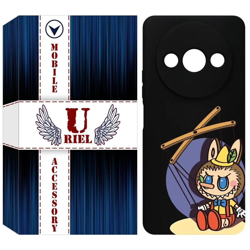 کاور یوریل مدل KSH کد 108 طرح عروسک لبوبو مناسب برای گوشی موبایل شیائومی Redmi A3 / A3x