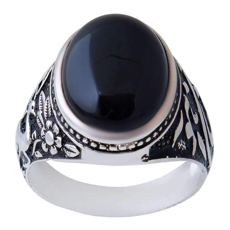  انگشتر نقره مردانه بازرگانی میلادی کد AM_835