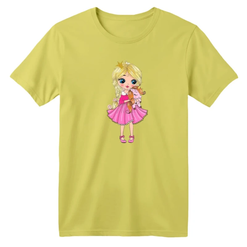 تی شرت آستین کوتاه بچگانه مدل یونیکورن کد ۲۳