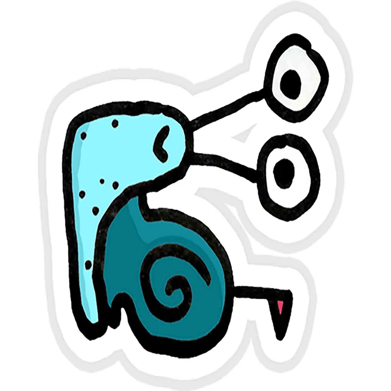 استیکر لپ تاپ طرح Happy Snail کد ST846