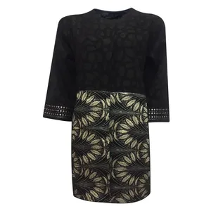 مانتو زنانه مدل ژاکارد و تافته کد tm-2912