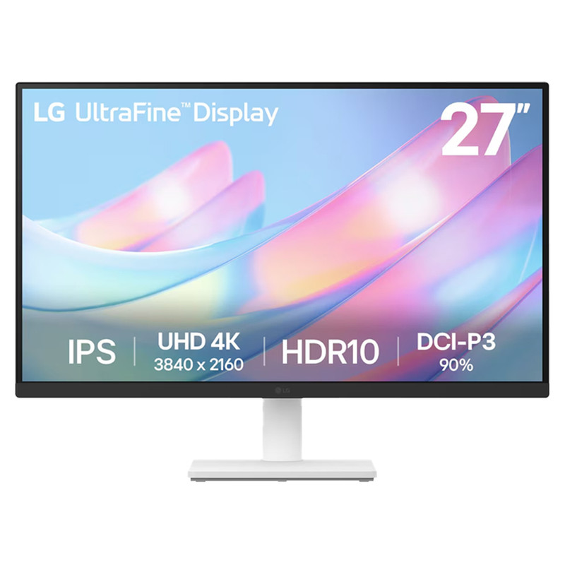 خرید و قیمت مانیتور 27 اینچ ال جی مدل 27US550-W با وضوح Ultra HD - 4K پنل IPS و نرخ به روزرسانی 60 هرتز