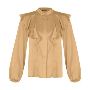 شومیز زنانه گردیه مدل 307268-Cream