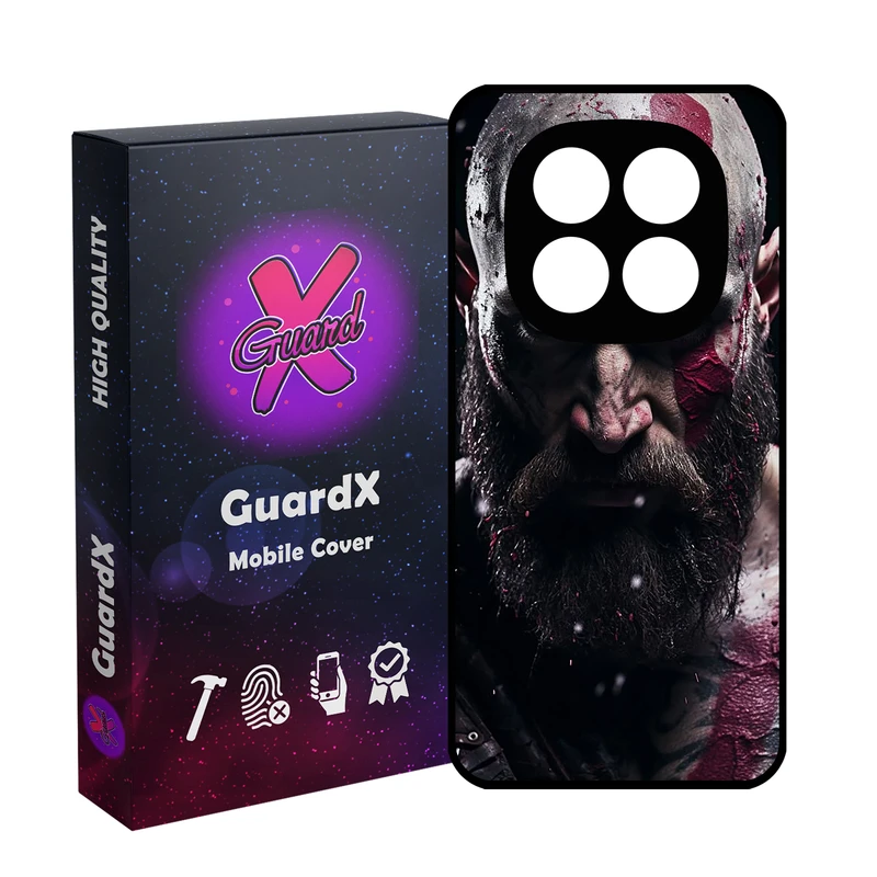 کاور گارد ایکس طرح God of War مدل 10737 مناسب برای گوشی موبایل شیائومی Redmi Note 14 Pro 4G