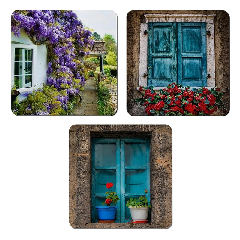 مگنت صباطرح مدل پنجره کد M1310 مجموعه 3 عددی