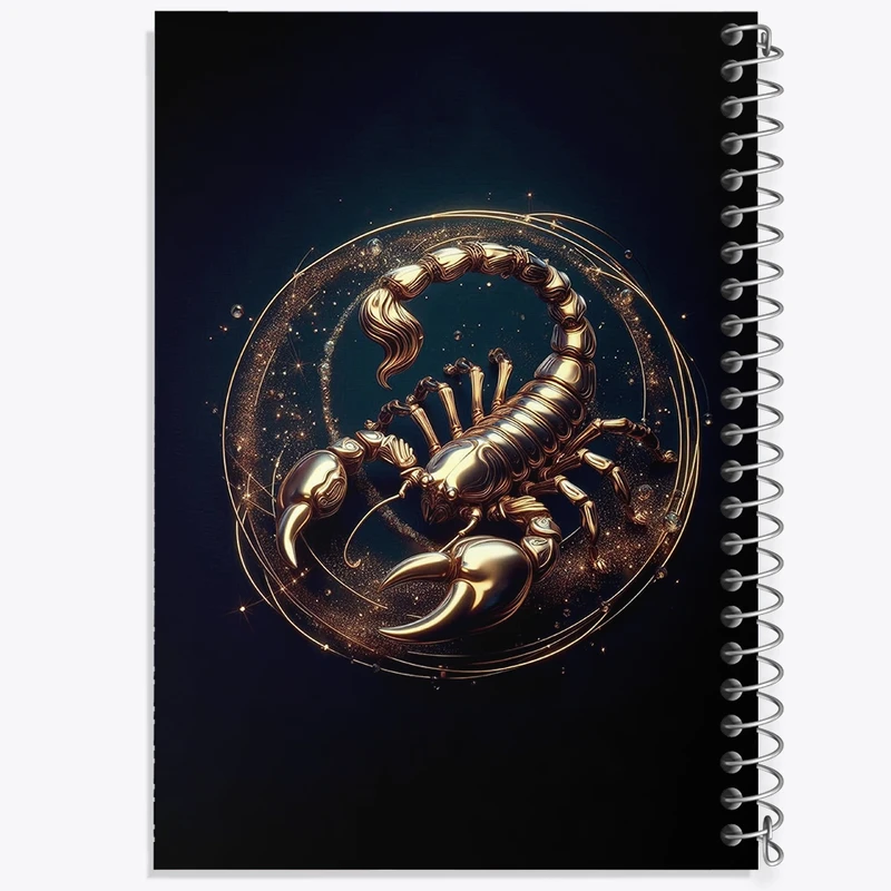 دفتر لیست خرید 50 برگ خندالو طرح ماه تولد آبان (عقرب) کد F2897