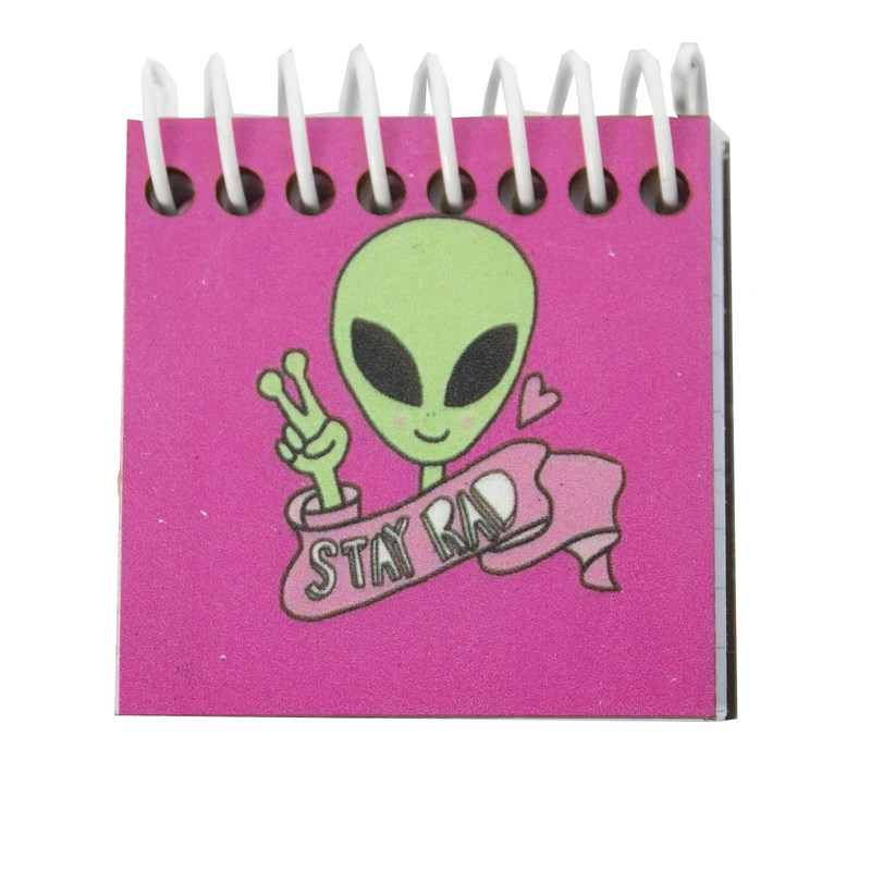 دفترچه یادداشت 50 برگ وصله مدل مینیاتوری طرح آدم فضایی کد 02