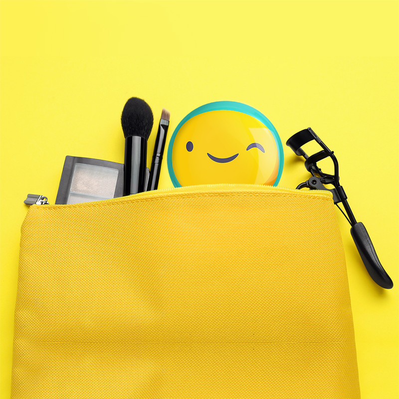 آینه جیبی خندالو مدل ایموجی Emoji  کد 3007