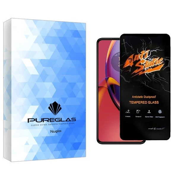 محافظ صفحه نمایش پیور گلس مدل NueGlas Antistatic مناسب برای گوشی موبایل موتورولا Moto G84