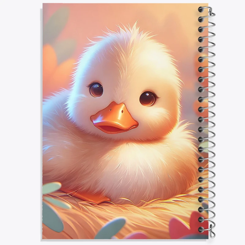 دفتر شطرنجی 50 برگ خندالو طرح اردک کد F6247