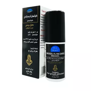 لوسیون تقویت کننده مو پاک دارو مدل ماینوکسیدیل 5 درصد حجم 60 میلی لیتر مجموعه 3 عددی