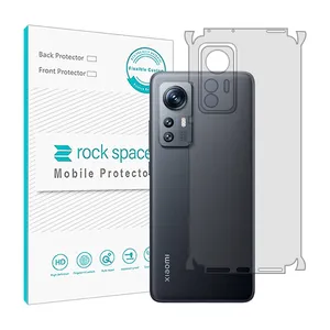 Transparent Rockspace HyGEL model phone back protector suitable for Xiaomi 12S mobile phone