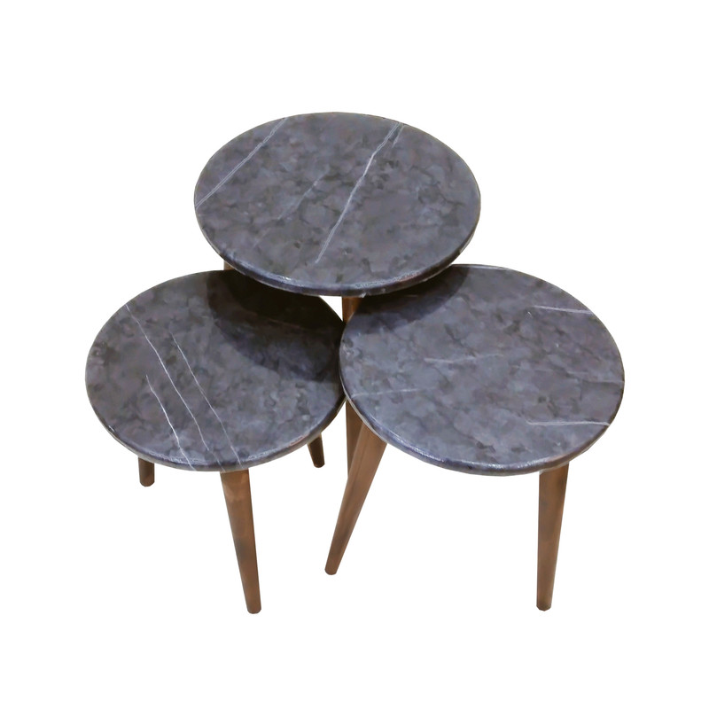 میز عسلی مدل ونوس کد 02 مجموعه 3 عددی