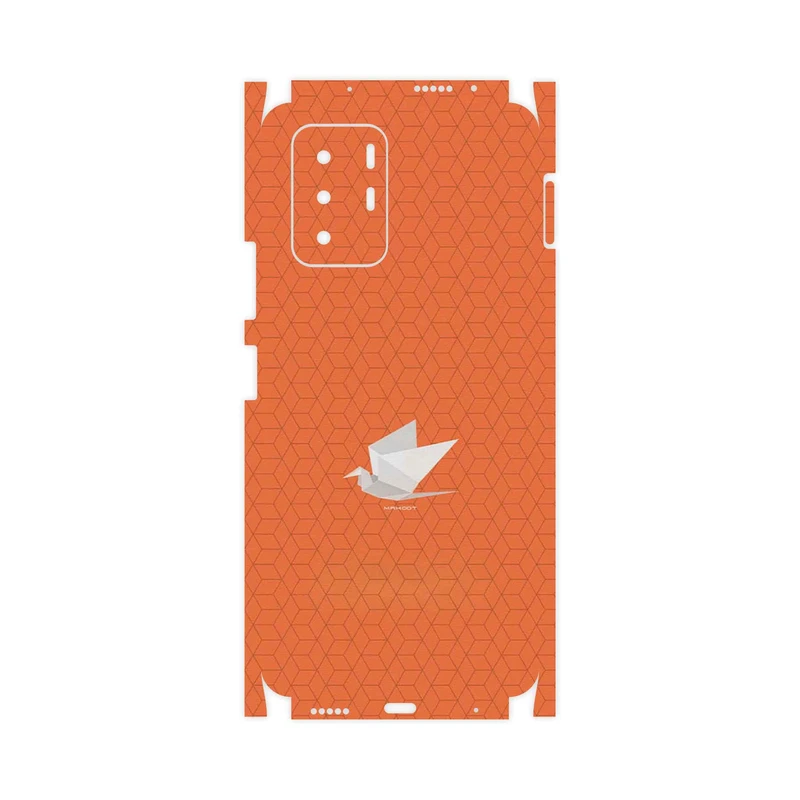 برچسب پوششی ماهوت مدل Minimalist origami bird-FullSkin مناسب برای گوشی موبایل شیائومی Poco X3 GT 5G