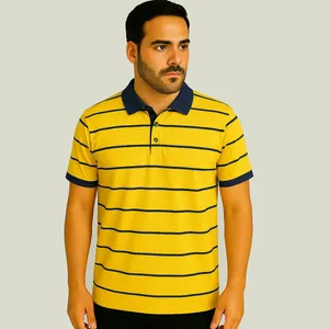 پولوشرت آستین کوتاه یقه برگردان مردانه مدل رینگر کد 199358