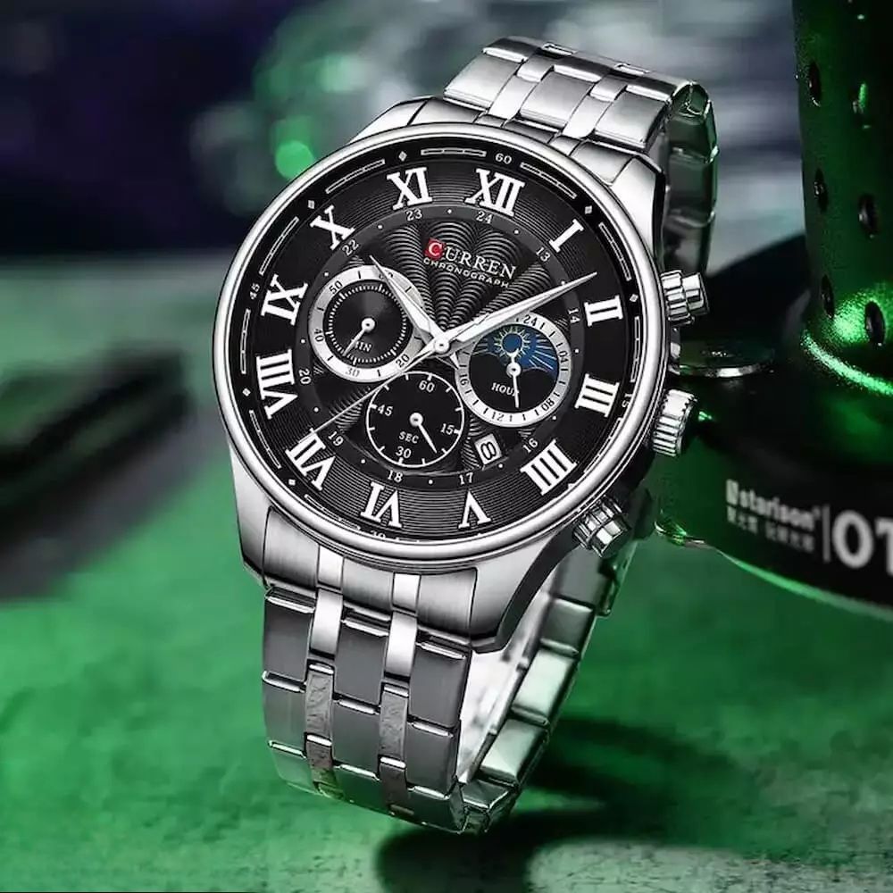 ساعت مچی عقربه‌ای مردانه کورن واتچ مدل 8427BKSR -  - 3