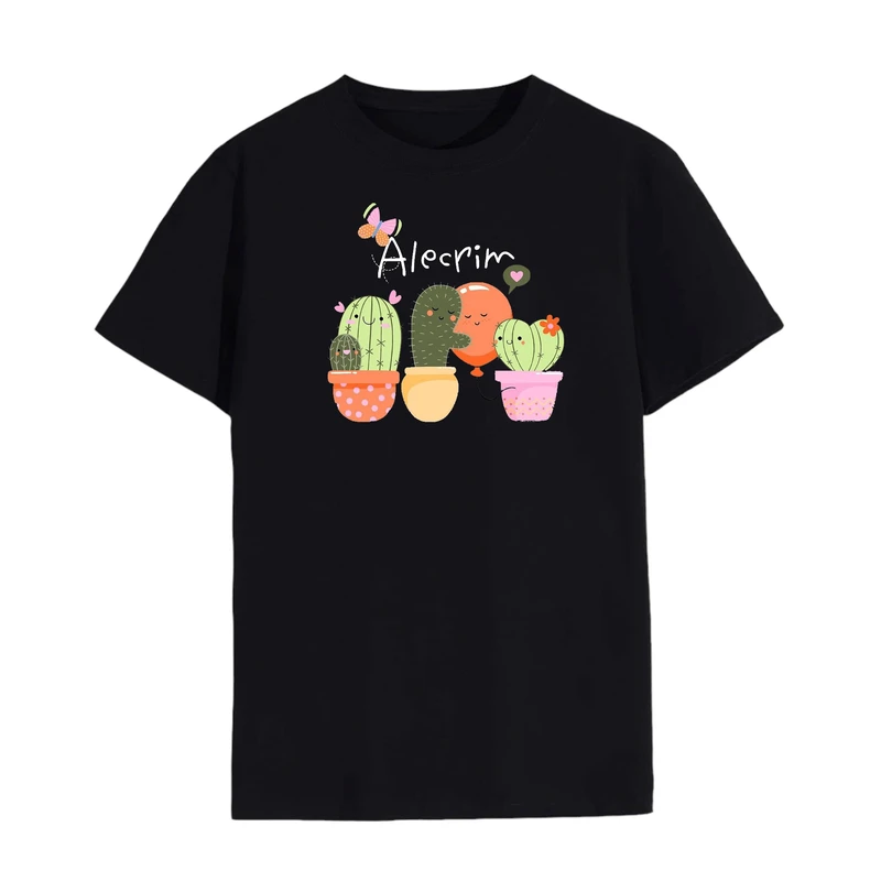 تی شرت لانگ آستین کوتاه زنانه مدل کاکتوس کد 1