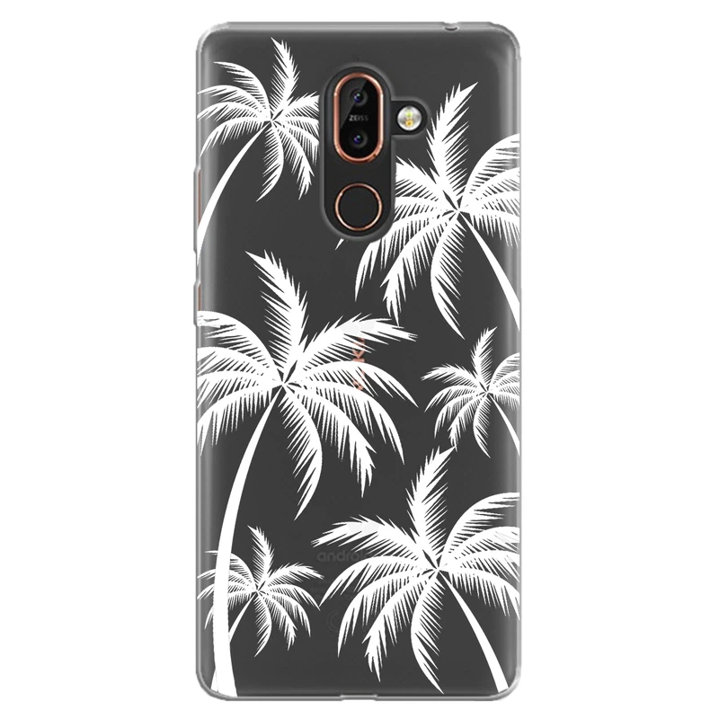 کاور مگافون طرح نخل مدل C52-W مناسب برای گوشی موبایل نوکیا 7 Plus