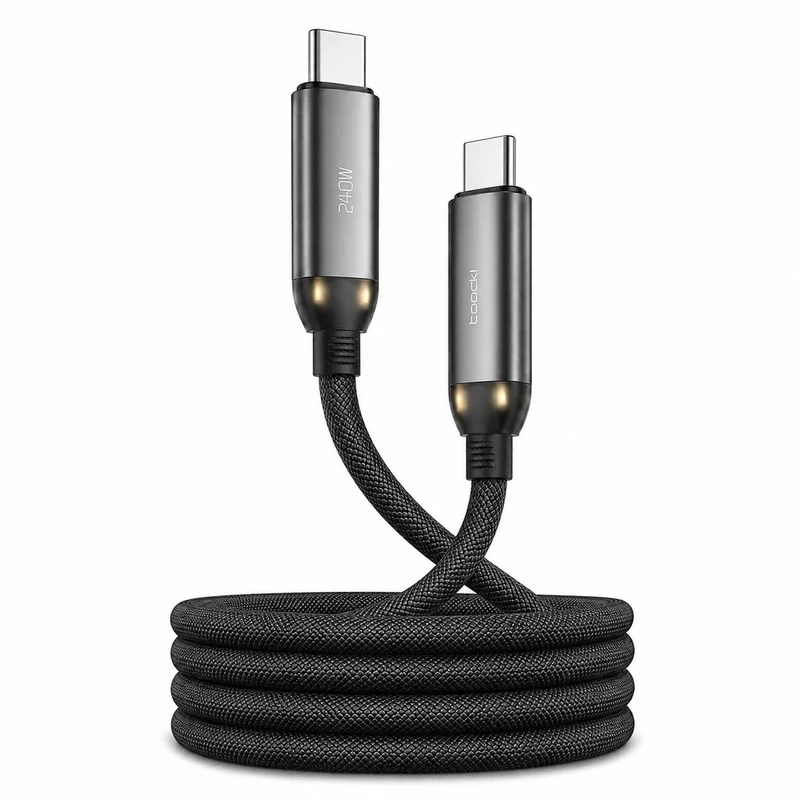 کابل USB-C توکی مدل S24Ultra-240W طول ۱متر