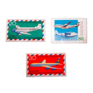 تمبر یادگاری مدل هواپیما کد bc-1280 مجموعه 3 عددی