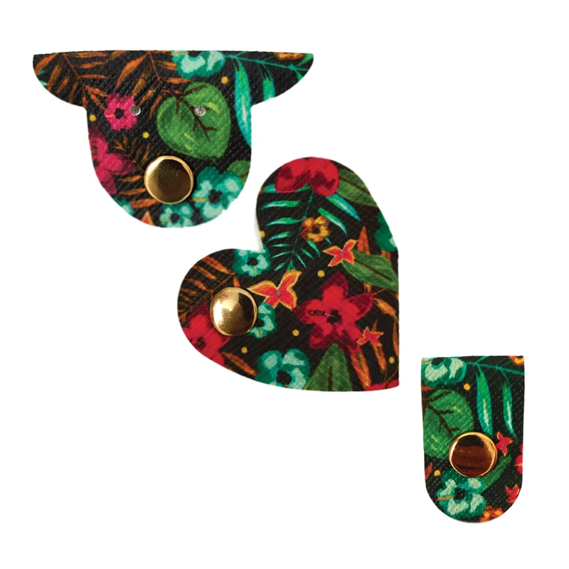 جمع کننده سیم هندزفری طرح گل مدل H-132 مجموعه 3 عددی