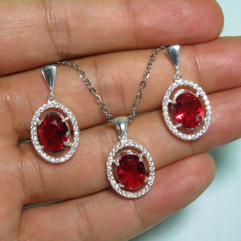 نیم ست نقره زنانه کد AV174-S10 C5