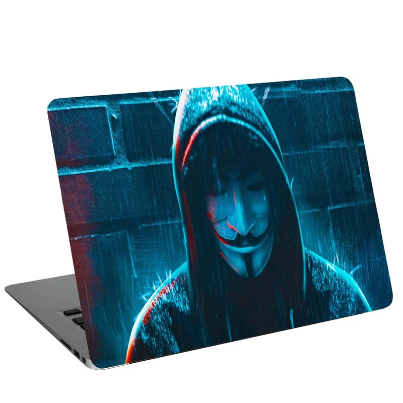 استیکر لپ تاپ طرح anonymous my identity کد G-1229 مناسب برای لپ تاپ 15.6 اینچ
