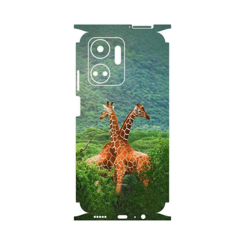 برچسب پوششی ماهوت مدل Giraffe-FullSkin مناسب برای گوشی موبایل آنر X7a