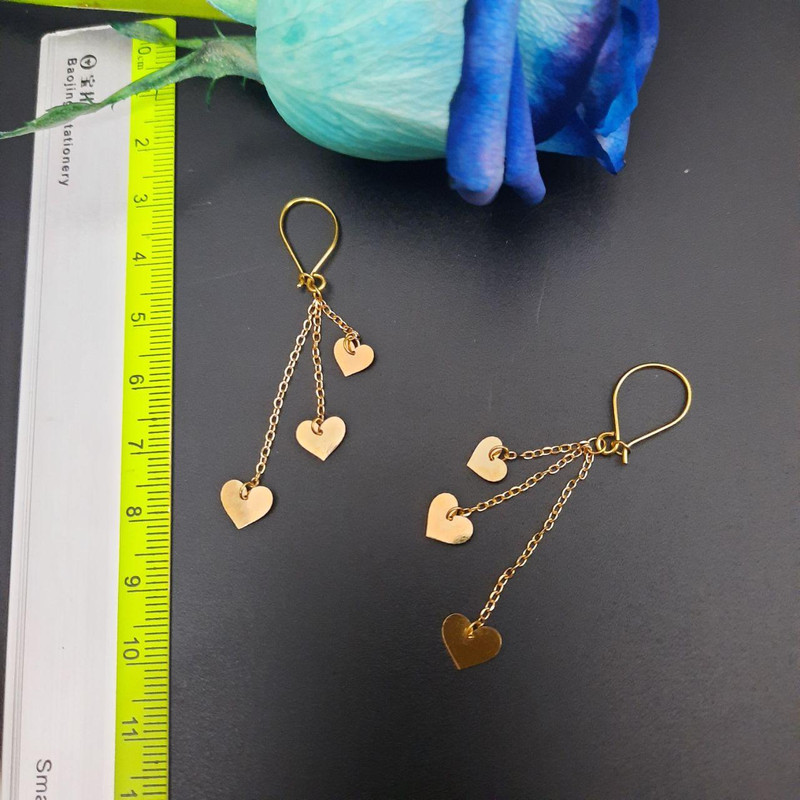 نیم ست طلا 18 عیار زنانه گالری یارطلا مدل قلب کد NS41