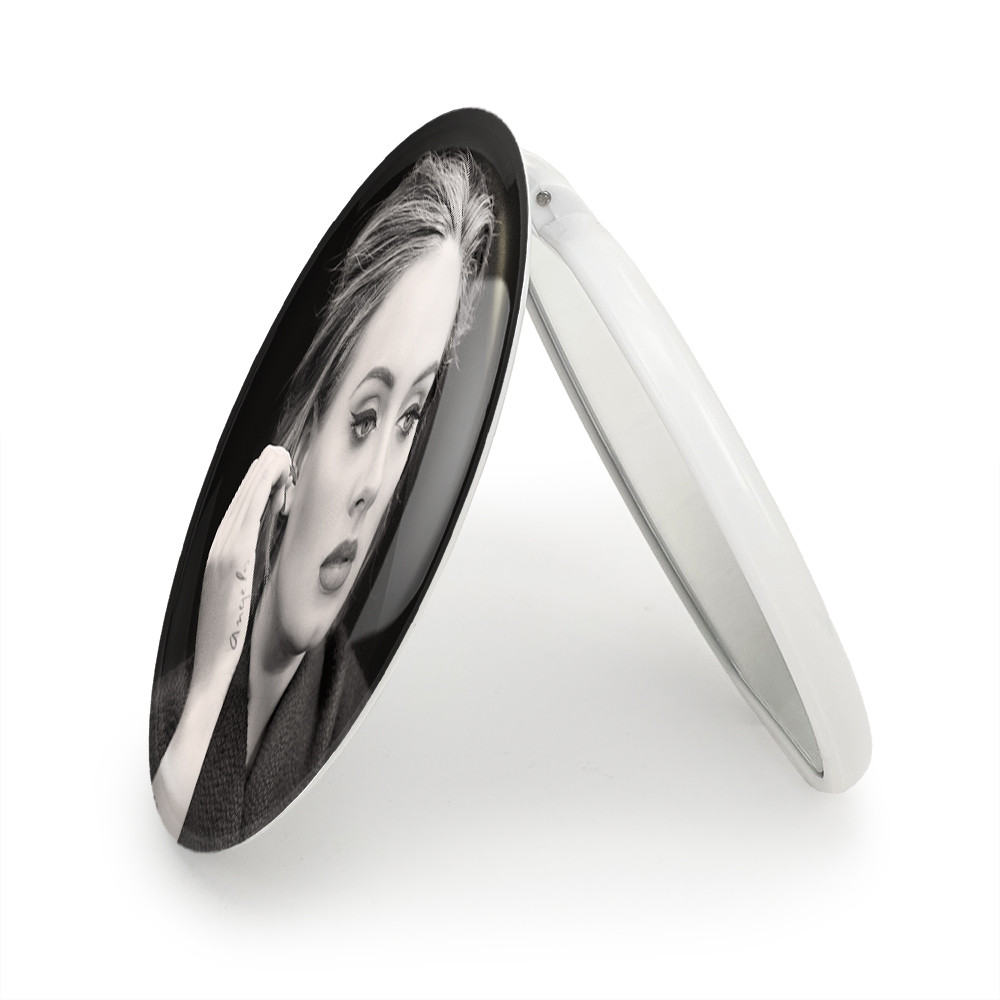 آینه جیبی خندالو طرح ادل Adele مدل تاشو کد 2941