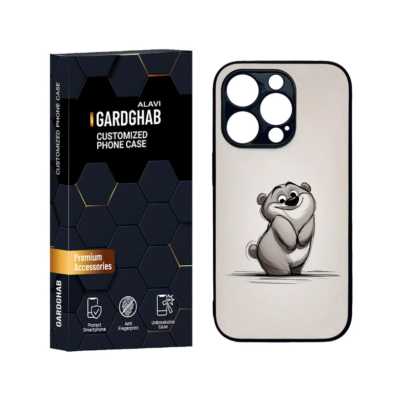 کاور گارد قاب علوی مدل دورژله ای کارتنی و انیمه مناسب برای گوشی موبایل اپل iPhone 14 Pro Max