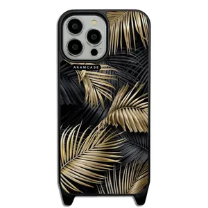 AKAM AMCWLA13PROMAX-LEAVES13 Cover For Apple iPhone 13 Pro Max