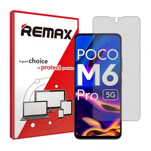 Remax brand shockproof Matte screen protector glass for Xiaomi Poco M6 Pro