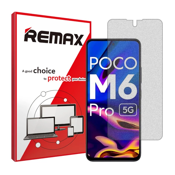 محافظ صفحه نمایش مات ریمکس مدل HyMTT مناسب برای گوشی موبایل شیائومی Poco M6 Pro