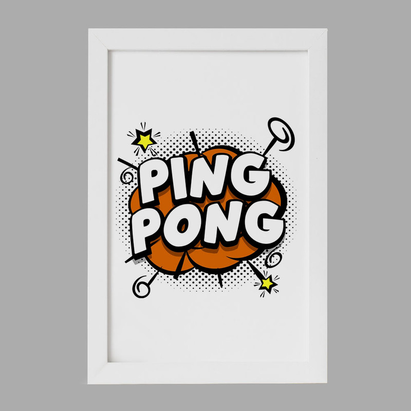 تابلو خندالو مدل پینگ پنگ Ping Pong کد 27994