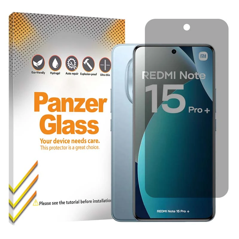 محافظ صفحه نمایش حریم شخصی پنزر گلس مدل هیدروژلی مناسب برای گوشی موبایل شیائومی Redmi Note 15 Pro Plus