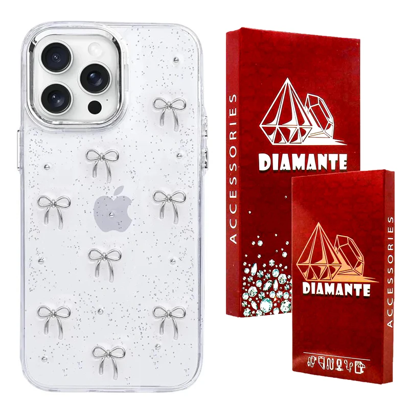 کاور دیامانته مدل Bowtie rd مناسب برای گوشی موبایل اپل iPhone 13 Pro Max