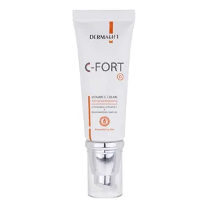 کرم روشن کننده درمالیفت مدل C-FORT مناسب برای پوست خشک حجم 40 میلی لیتر