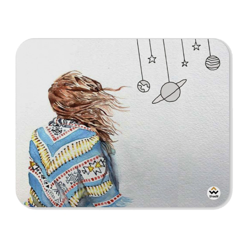 ماوس پد شادیت مدل دخترانه فانتزی کد02 سایز24*19