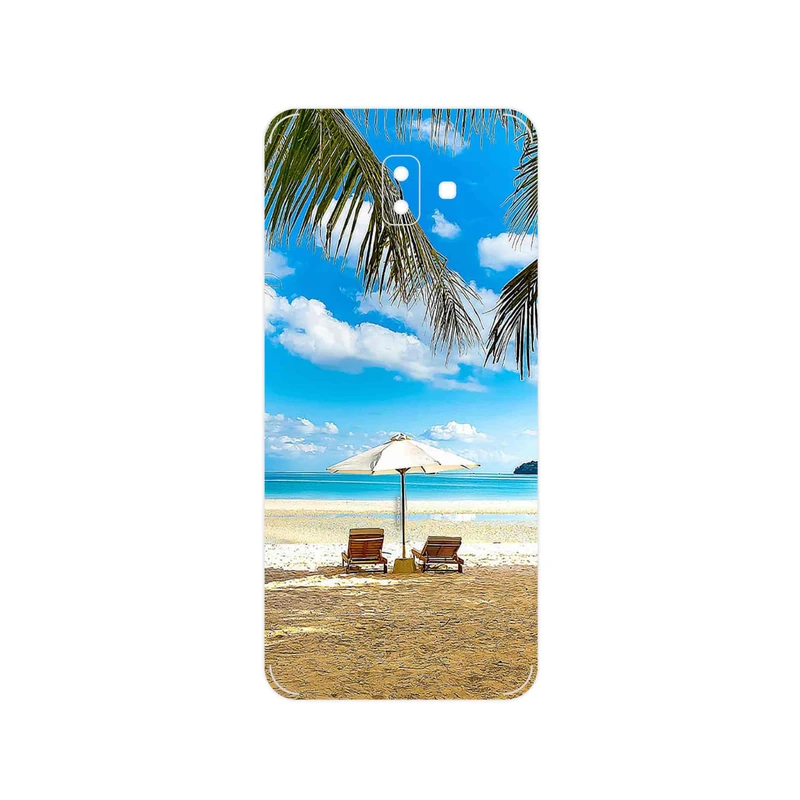 برچسب پوششی ماهوت مدل Beach مناسب برای گوشی موبایل سامسونگ Galaxy J6 Plus