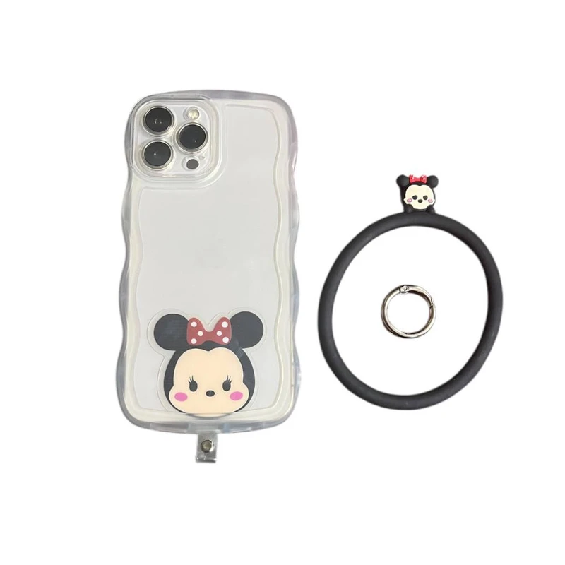 کاور  طرح مینی کد 321 مناسب برای گوشی موبایل اپل Iphone 13 به همراه بند آویز