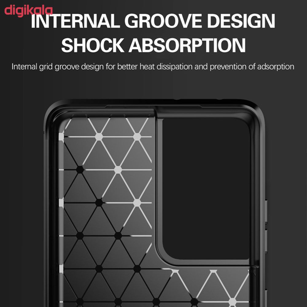 کاور جیتک مدل Rugged Carbon مناسب برای گوشی موبایل سامسونگ Galaxy S21 Ultra main 1 4