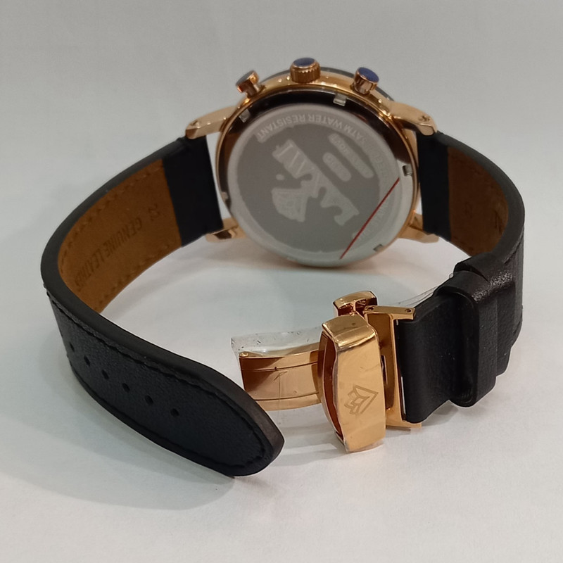 ساعت مچی عقربهای مردانه کوارتز لاکسمی مدل LAXMI 8549G-2