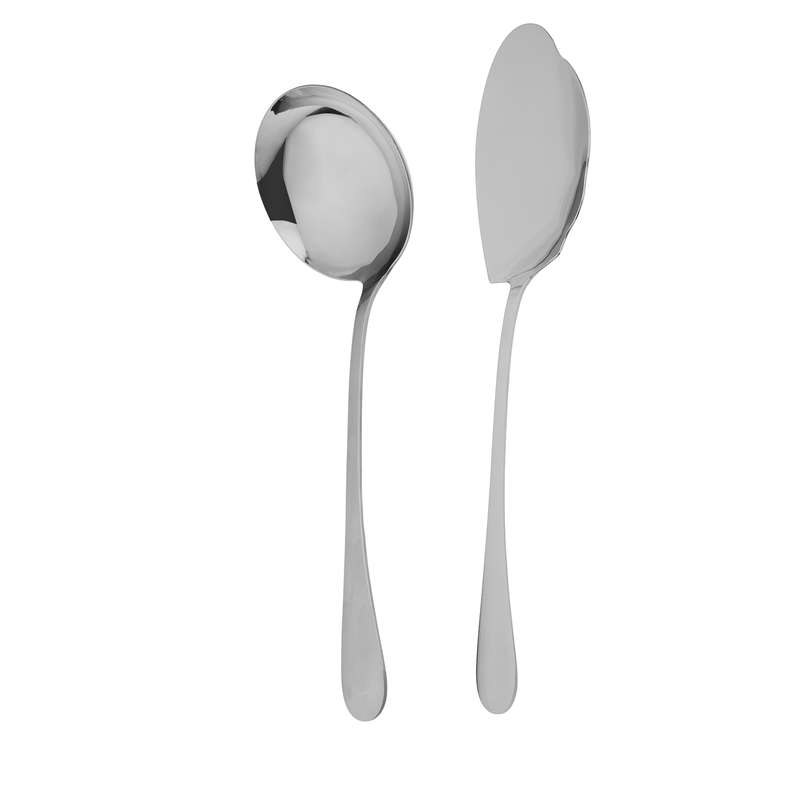 کفگیر و ملاقه صنایع استیل ایران مدل پارما مجموعه 2 عددی کد 888 کفگیر و ملاقه صنایع استیل ایران مدل پارما مجموعه 2 عددی کد 888