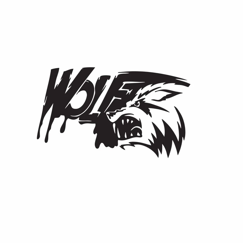 برچسب بدنه خودرو رادیانس طرح وولف کد Ra01