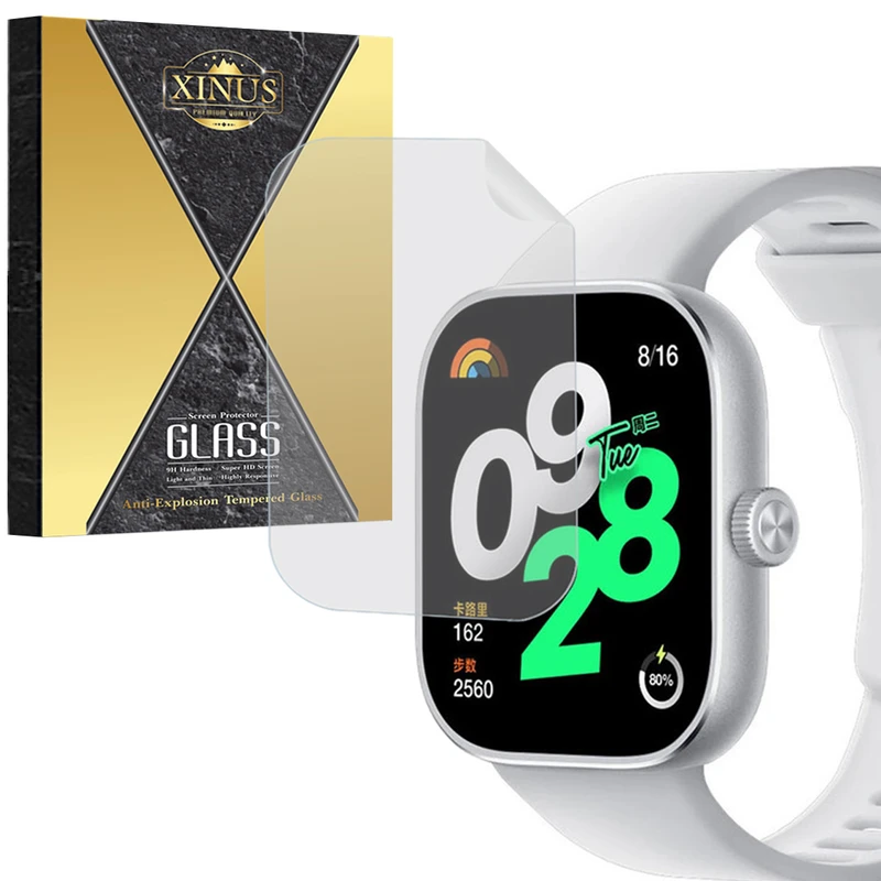 محافظ صفحه نمایش ژینوس مدل NNOX مناسب برای ساعت هوشمند شیائومی Redmi Watch 4