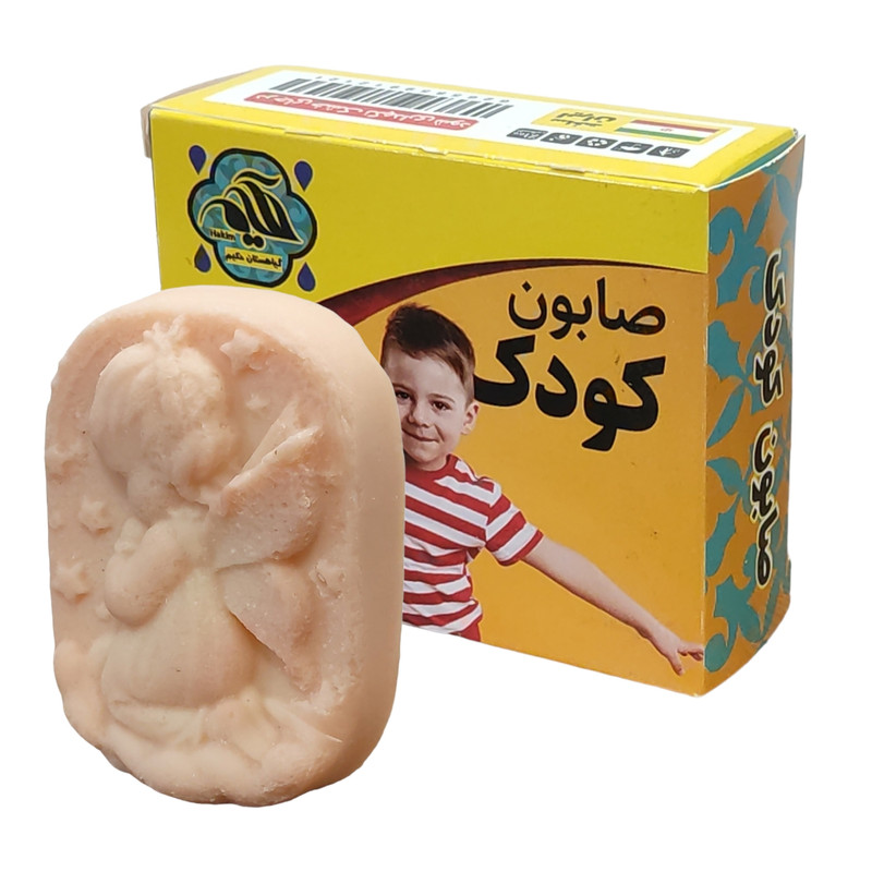 صابون کودک گیاهستان حکیم مدل روغن زیتون وزن 45 گرم بسته 3 عددی